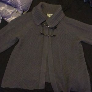 Gray cardigan